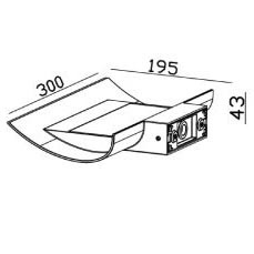 Уличный настенный светодиодный светильник Lucide Dyvor-Led 27884/15/30 в Санкт-Петербурге