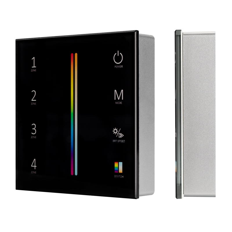 Панель Arlight Sens Smart-P55-Multi Black (3V, 4 зоны, 2.4G) 028310 в Санкт-Петербурге