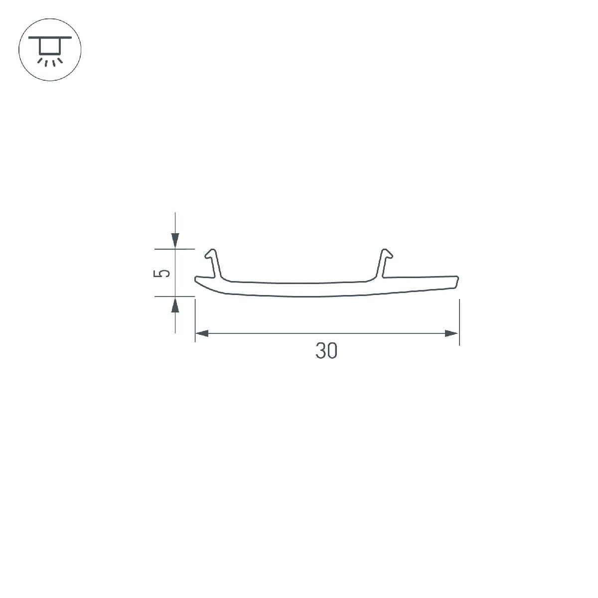 Экран Arlight STRETCH-S-30-WALL-SIDE-100m (STEP) 045388 в Санкт-Петербурге