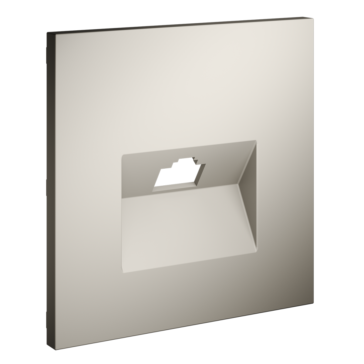 Накладка для розетки компьютерной RJ45 кат.6 Voltum S70 (кашемир) VLS001303 в Санкт-Петербурге