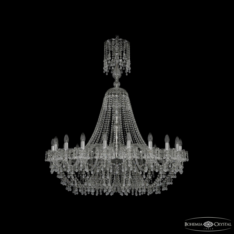Подвесная люстра Bohemia Ivele Crystal 1410/20/400/XL-130 Ni V0300 в Санкт-Петербурге