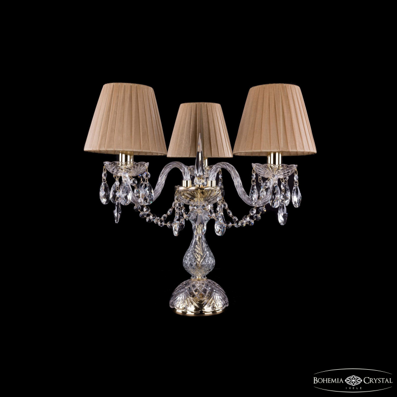 Настольная лампа Bohemia Ivele Crystal 1406L/3/141-39 G SH37-160 в Санкт-Петербурге