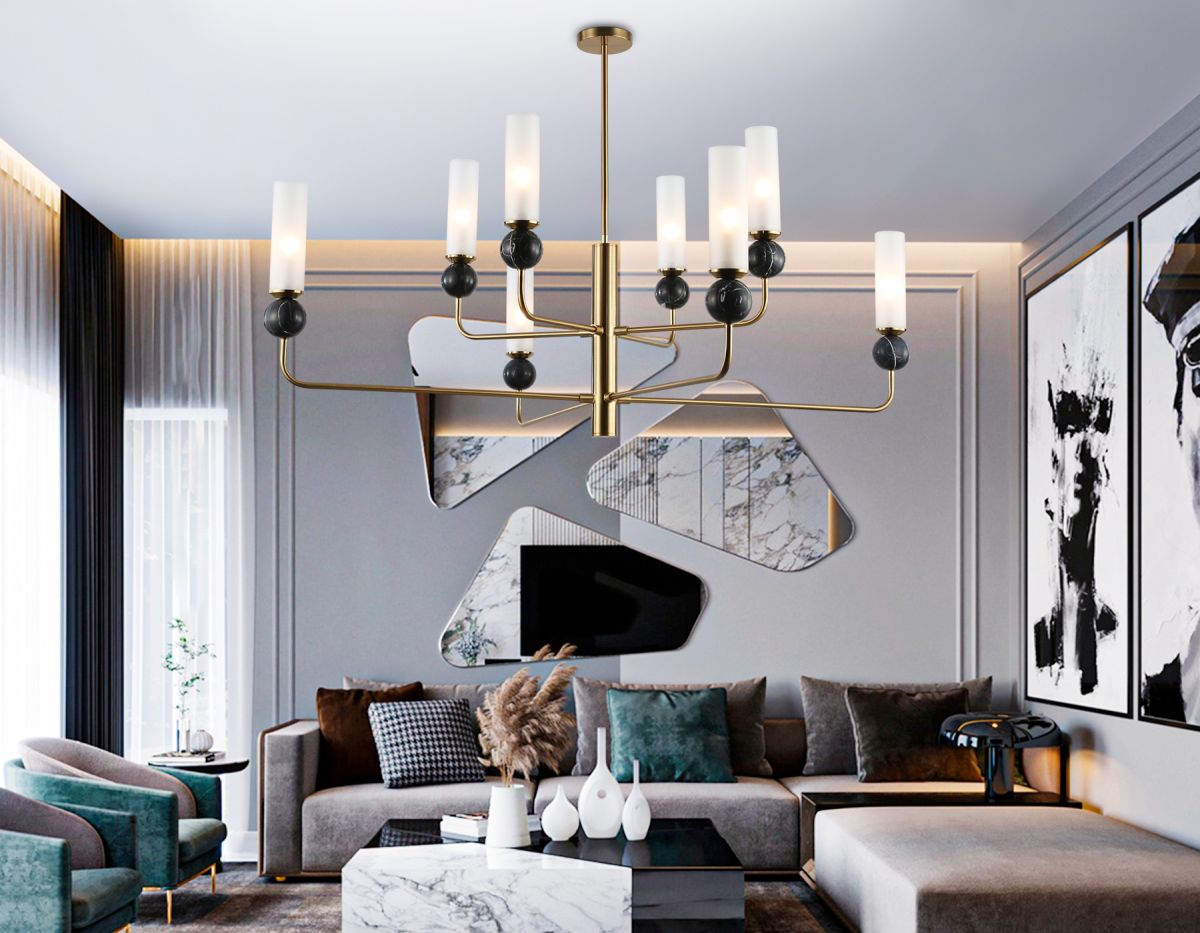 Люстра на штанге Ambrella Light High Light Ceramo Modern LH53264 в Санкт-Петербурге