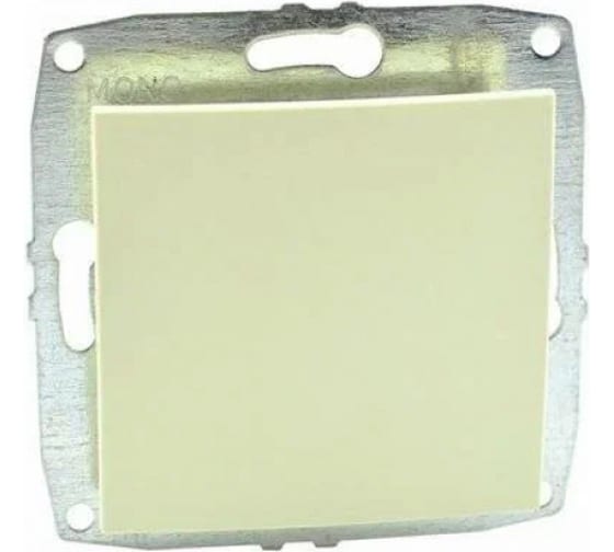 Выключатель одноклавишный Mono Electric Despina-Larissa 10А 250В крем 500-001725-100 в Санкт-Петербурге