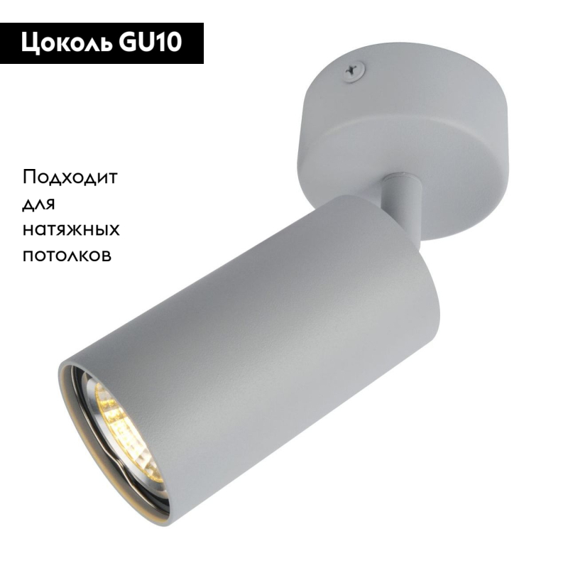 Спот Arte Lamp A3216PL-1GY в #REGION_NAME_DECLINE_PP#