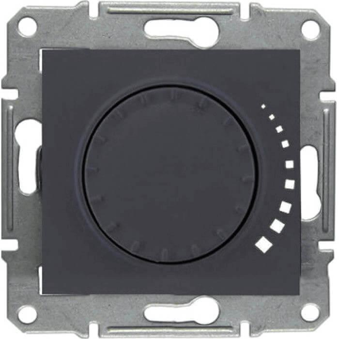 Диммер поворотный емкостный проходной Schneider Electric Sedna 60-500W SDN2200570 в Санкт-Петербурге
