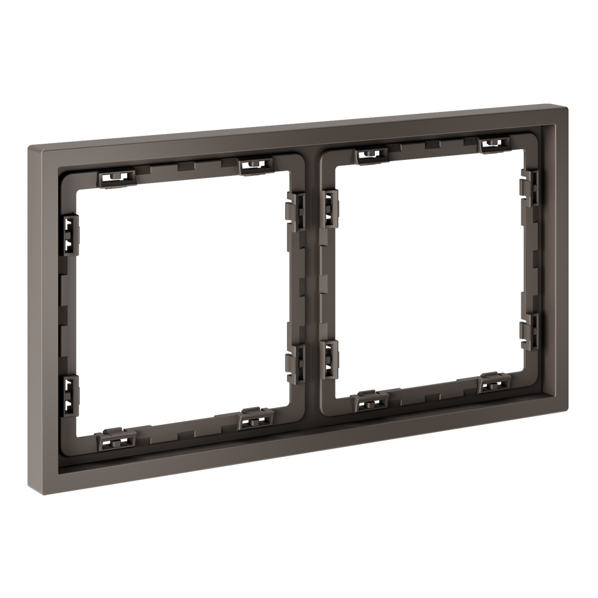 Рамка пластиковая Voltum S70 на 2 пост, (капучино) VLS100214 в #REGION_NAME_DECLINE_PP#