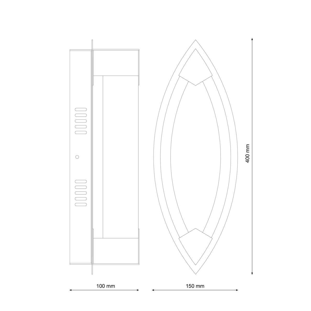 Настенный светильник Lucia Tucci Modena W172.1 Large LED400 в Санкт-Петербурге