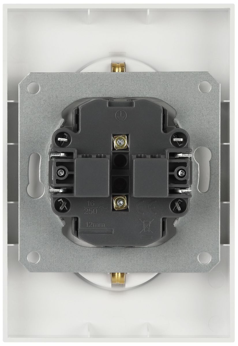 Розетка ЭРА Galaxy 15-2107-01 без заземления двойная 2X2P 16А-250В IP20 белый Б0071697 в Санкт-Петербурге