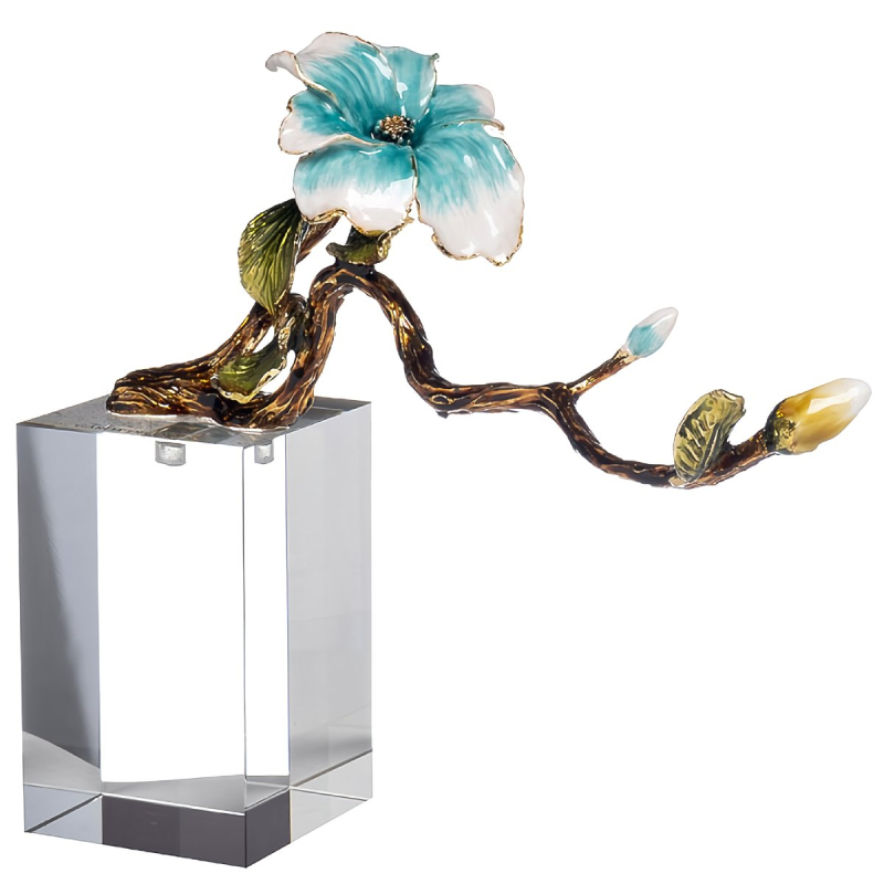 Статуэтка Ветви с голубым цветком Garda Decor 55RD4374 в Санкт-Петербурге