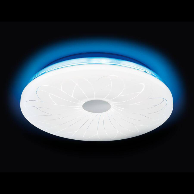 Потолочный светодиодный светильник Ambrella Light Orbital Design F80 BL 104W D540 в Санкт-Петербурге