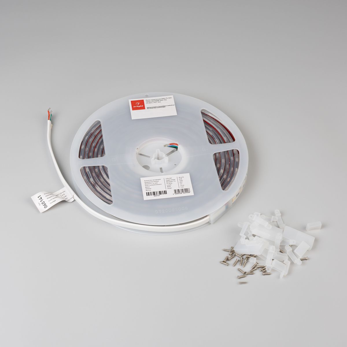 Светодиодная лента герметичная Arlight DMX-PS-B60-14mm 24V RGBW-MIX-PX6 (15 W/m, IP67, 5m) 065141 в Санкт-Петербурге
