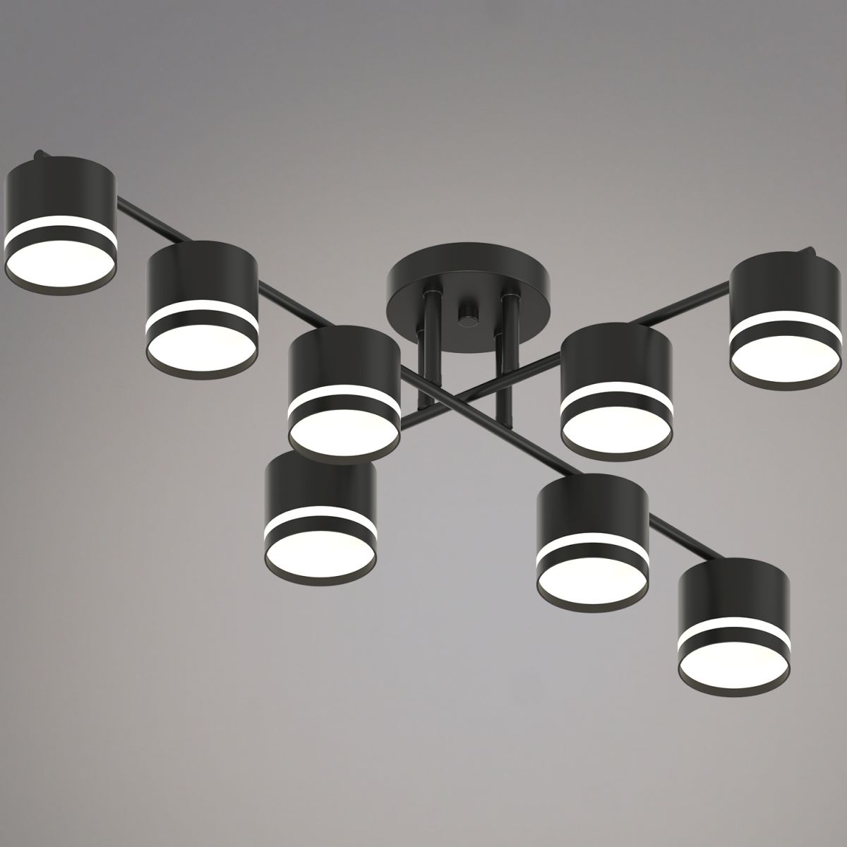 Потолочная люстра Reluce 79730-0.3-08 GX53 BK в #REGION_NAME_DECLINE_PP#