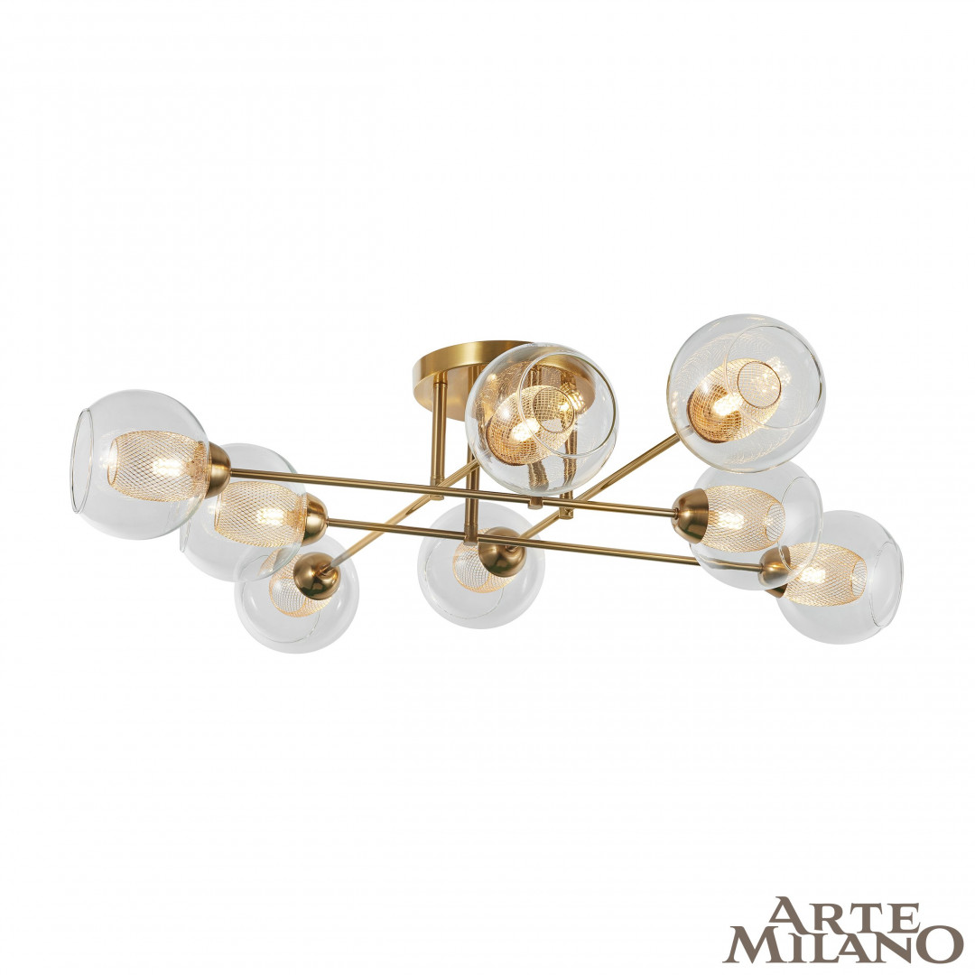 Потолочная люстра Arte Milano Neapolis 272880/8 GD в #REGION_NAME_DECLINE_PP#