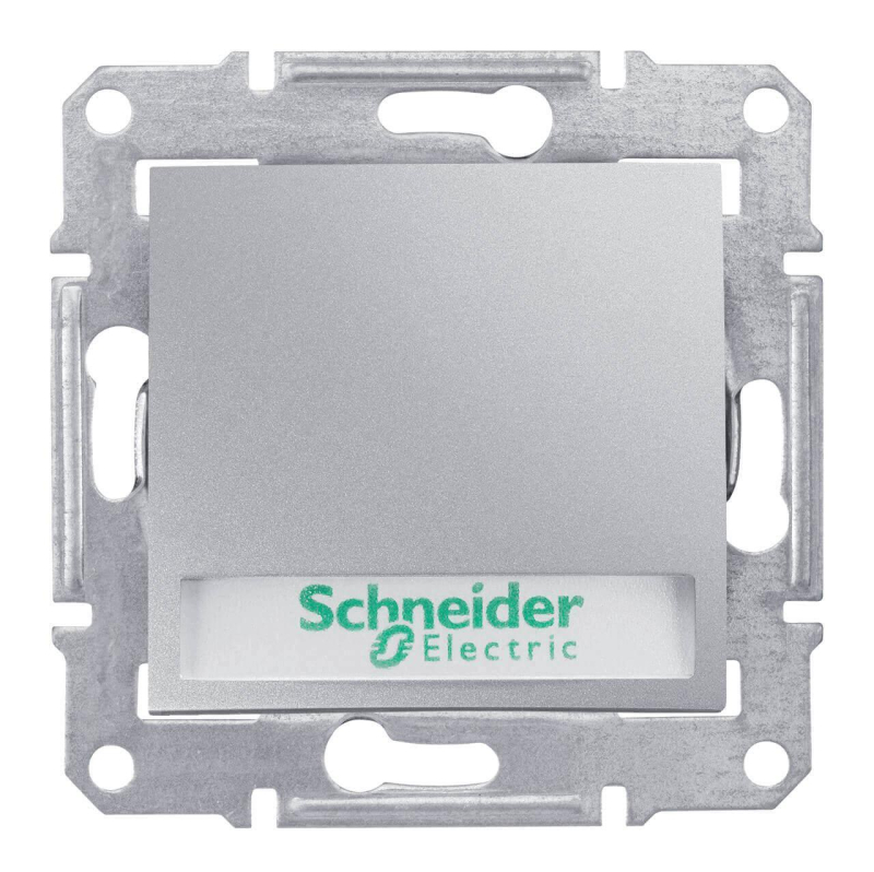 Выключатель кнопочный с подсветкой и полем для надписи Schneider Electric Sedna 10A 250V SDN1700460 в Санкт-Петербурге