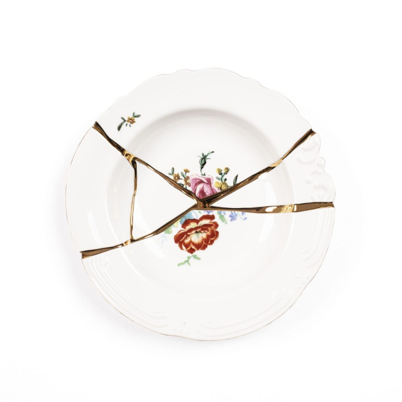Тарелка глубокая Seletti Kintsugi 9622 в Санкт-Петербурге