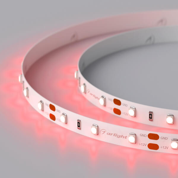 Светодиодная лента Arlight RT-A60-8mm 12V Red (4.8 W/m, IP20, 2835, 5m) 010526(2) в Санкт-Петербурге