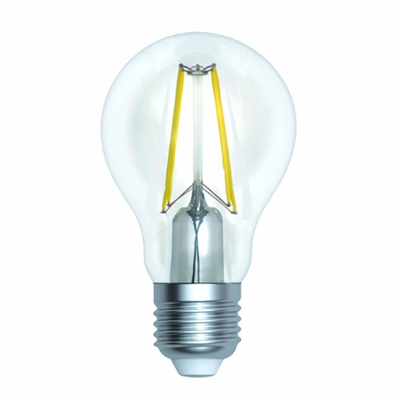 Лампа светодиодная филаментная (UL-00005849) Uniel E27 15W 3000K прозрачная LED-A60-15W/3000K/E27/CL PLS02WH в #REGION_NAME_DECLINE_PP#