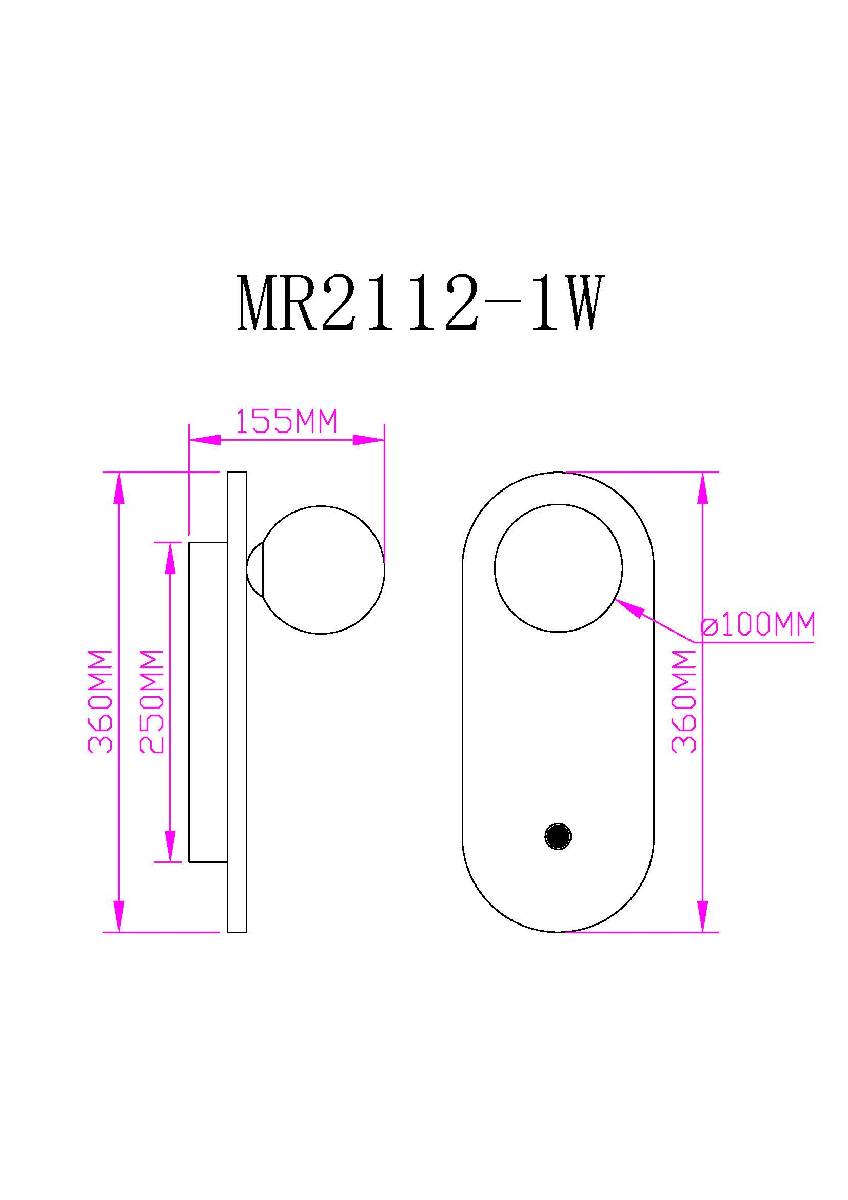 Бра Myfar Juliet MR2112-1W в Санкт-Петербурге