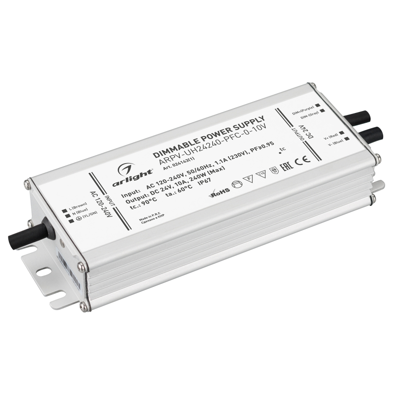 Блок питания Arlight ARPV-UH24240-PFC-0-10V (24V, 10.0A, 240W) 024143(1) в Санкт-Петербурге