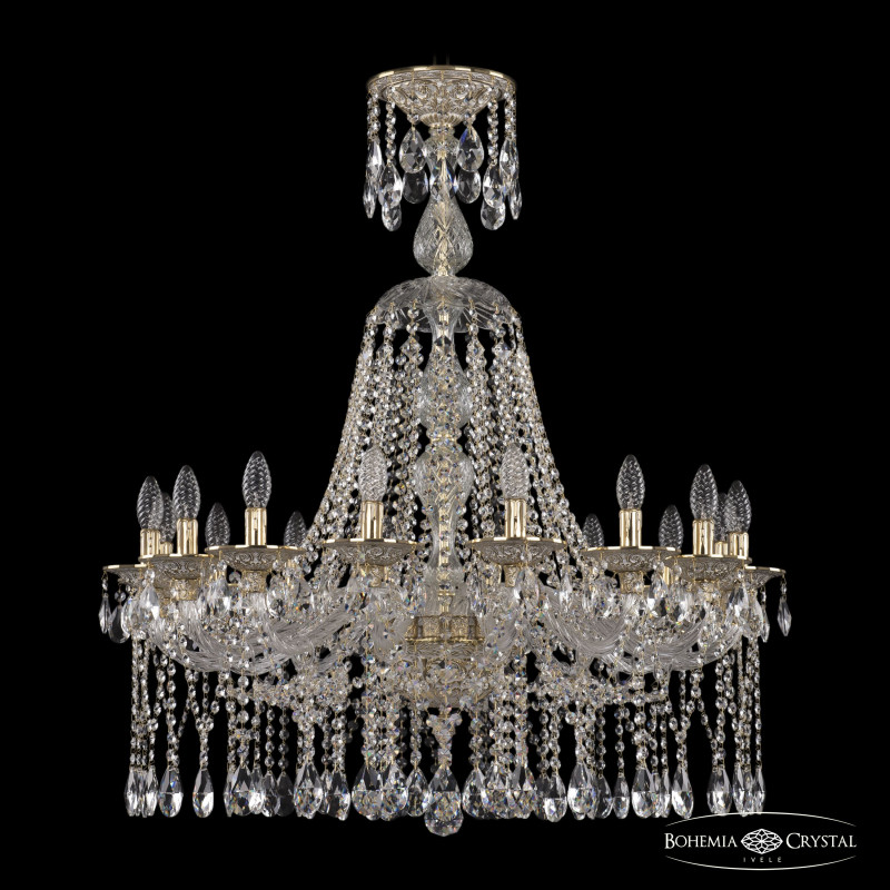Подвесная люстра Bohemia Ivele Crystal 16113/16/300/XL-100 GW в Санкт-Петербурге
