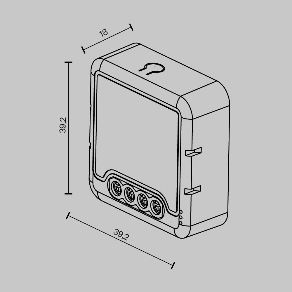 Wi-Fi выключатель одноканальный Maytoni Lighting control MS007 в #REGION_NAME_DECLINE_PP#