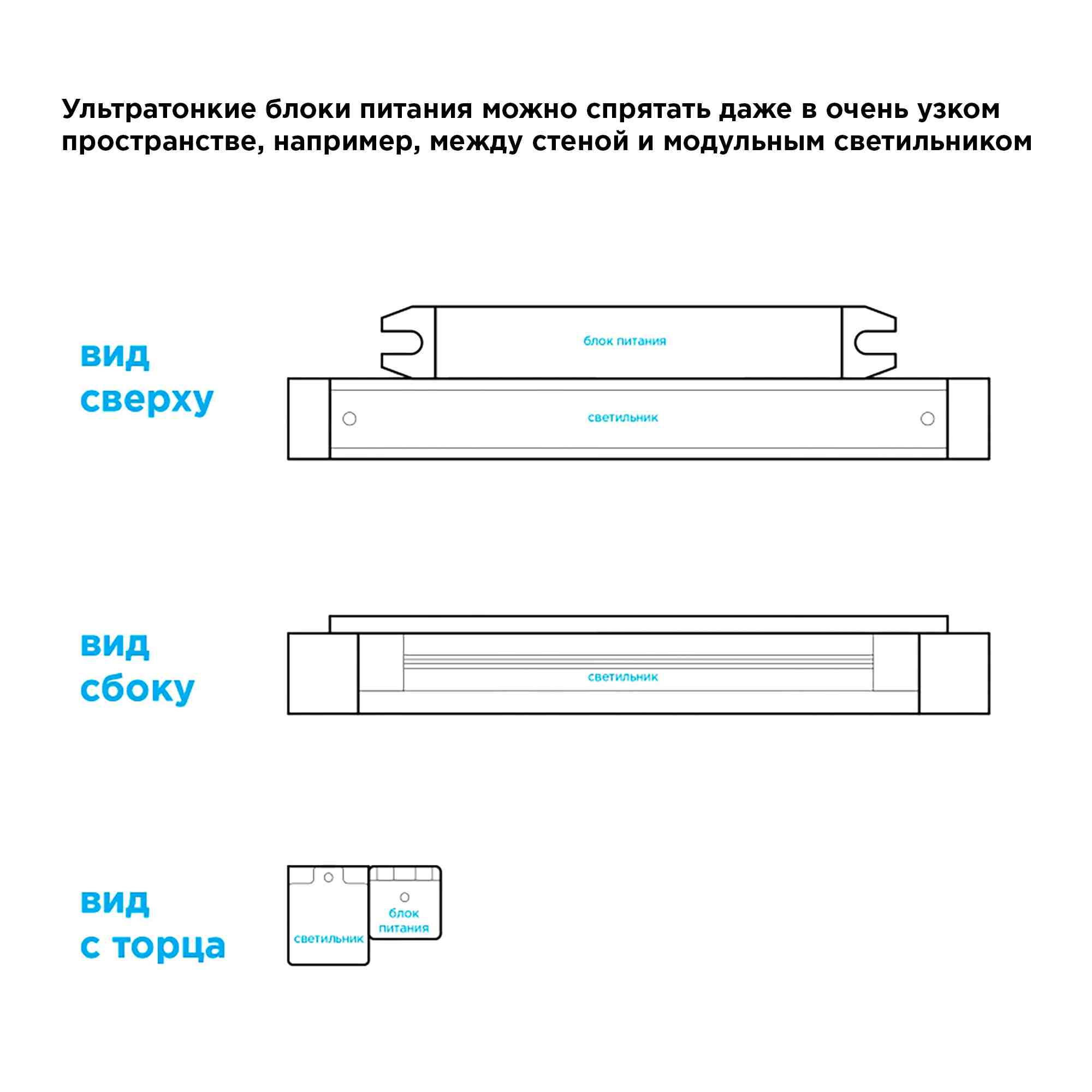 Блок питания Apeyron 24В (СТ) 24Вт импульсный IP20 170-264В 1А 03-96 в Санкт-Петербурге