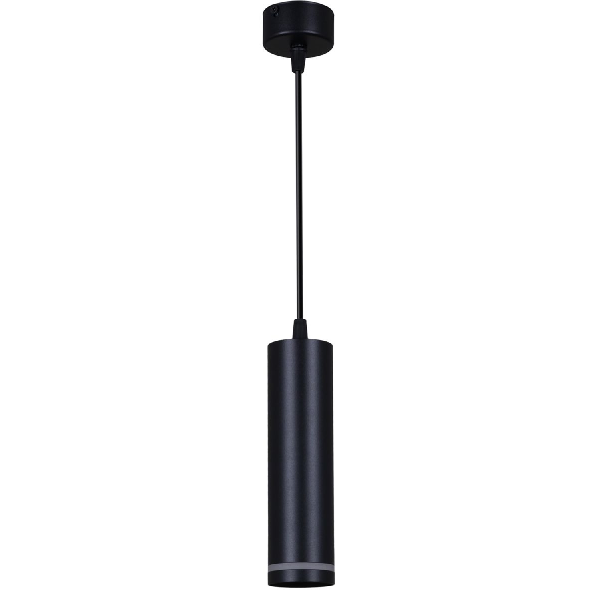 Подвесной светильник Reluce 16001-0.9-001LD 200mm GU10 BK в #REGION_NAME_DECLINE_PP#