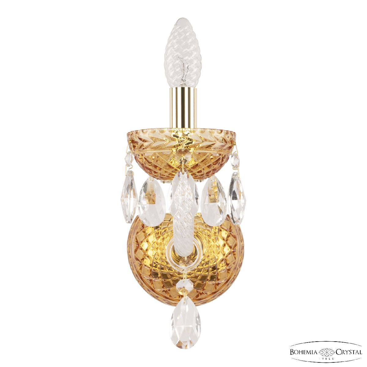 Бра Bohemia Ivele Crystal 5417B/1/165 G Amber/M-1F в Санкт-Петербурге