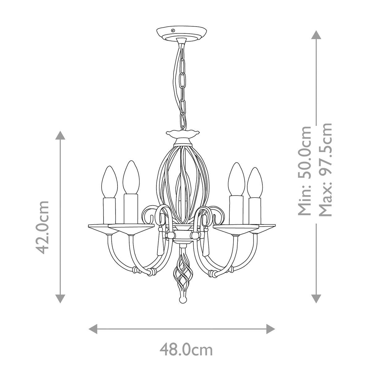 Подвесная люстра Elstead Lighting AG5-AGED-BRASS в #REGION_NAME_DECLINE_PP#