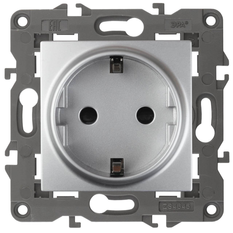 Розетка ЭРА Elegance 2P E Schuko 16A 250V 14-2101-03 Б0034266 в Санкт-Петербурге