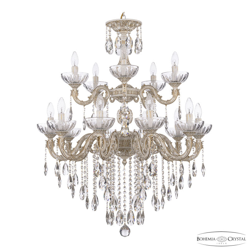 Подвесная люстра Bohemia Ivele Crystal AL79101/10+5/250/2D B WMG P Clear/M-1H в Санкт-Петербурге