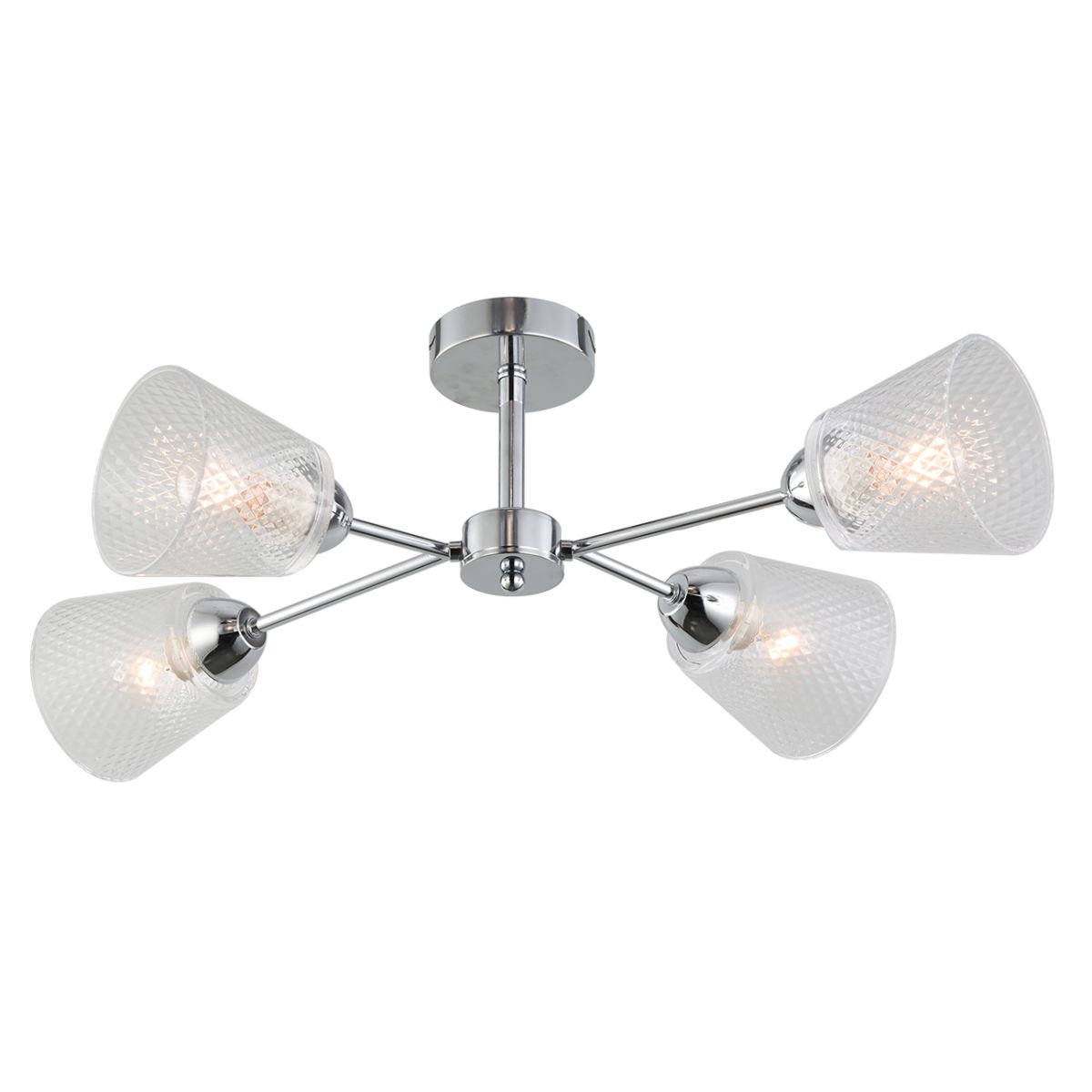 Люстра на штанге Escada Amarant 1104/4P Chrome в Санкт-Петербурге