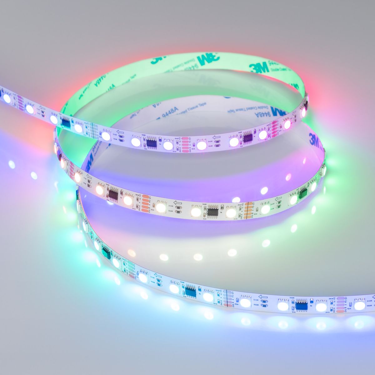 Светодиодная лента Arlight DMX-B60-10mm 12V RGB-PX3 (14 W/m, IP20, 5m)  039174(1) в #REGION_NAME_DECLINE_PP#