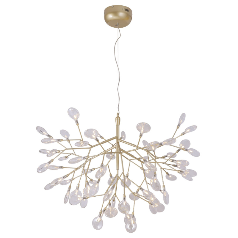 Подвесная люстра Crystal Lux Evita SP63 Gold/Transparent в #REGION_NAME_DECLINE_PP#