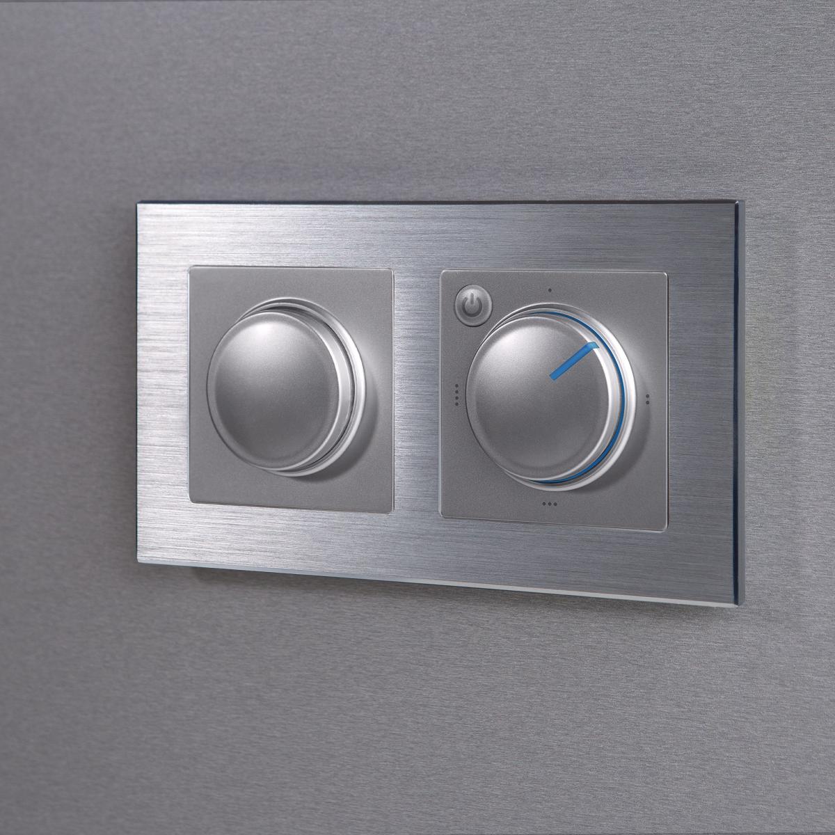 Рамка на 2 поста Werkel Aluminium алюминий W0021706 4690389158032 в Санкт-Петербурге