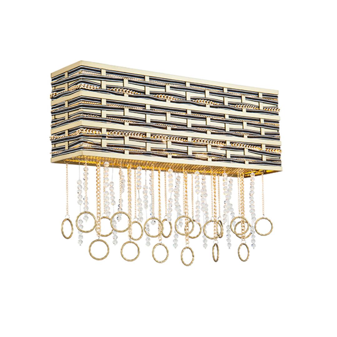 Настенный светильник Lucia Tucci Perso W4930.3 Gold&Black в Санкт-Петербурге