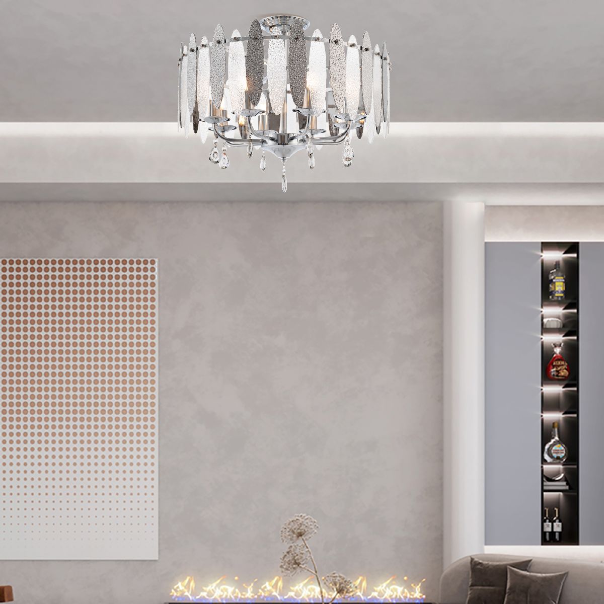 Потолочная люстра Arte Milano Sorrento 374309/8/80/570 CR в Санкт-Петербурге