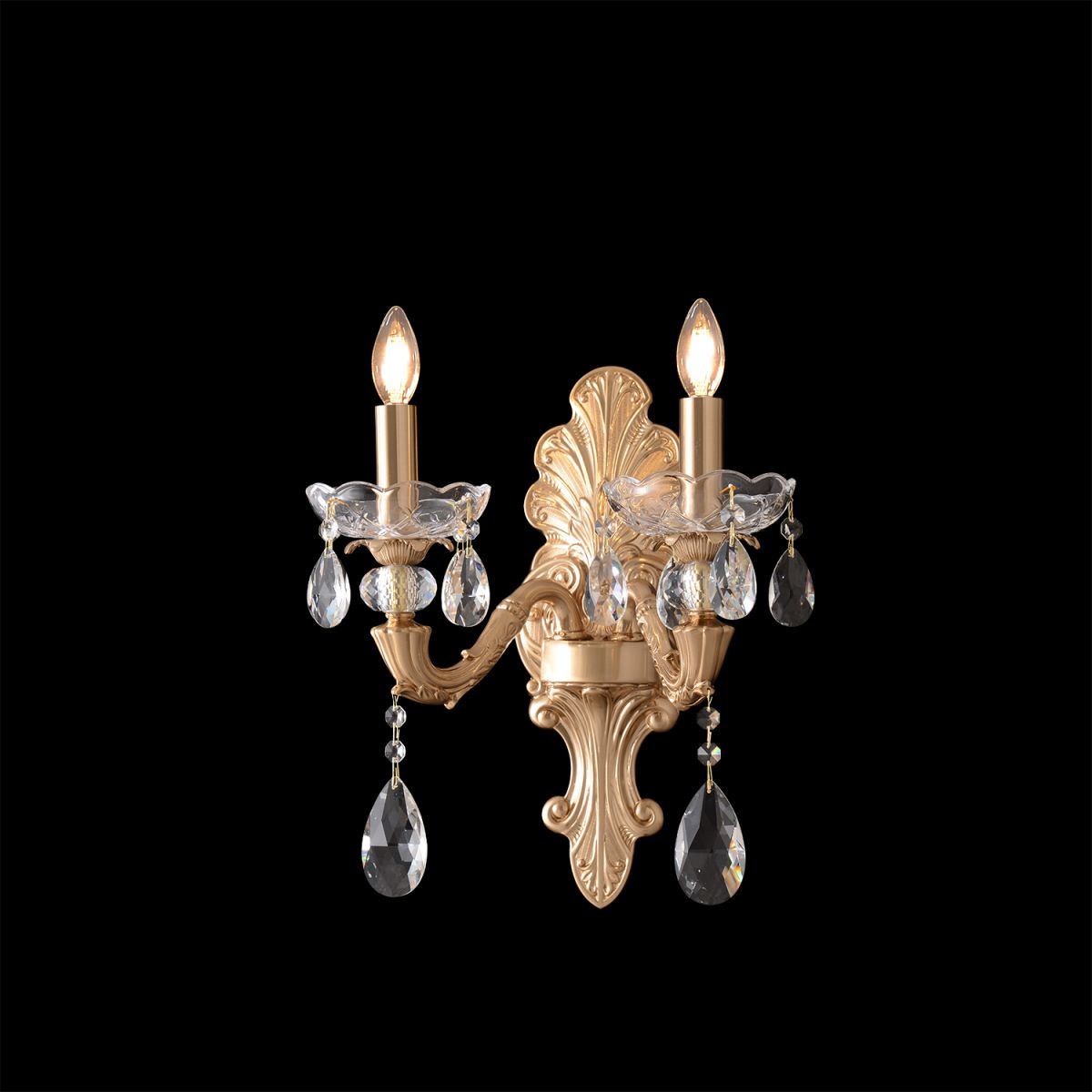 Бра Crystal Lux ELIZABETH AP2 BRASS в Санкт-Петербурге