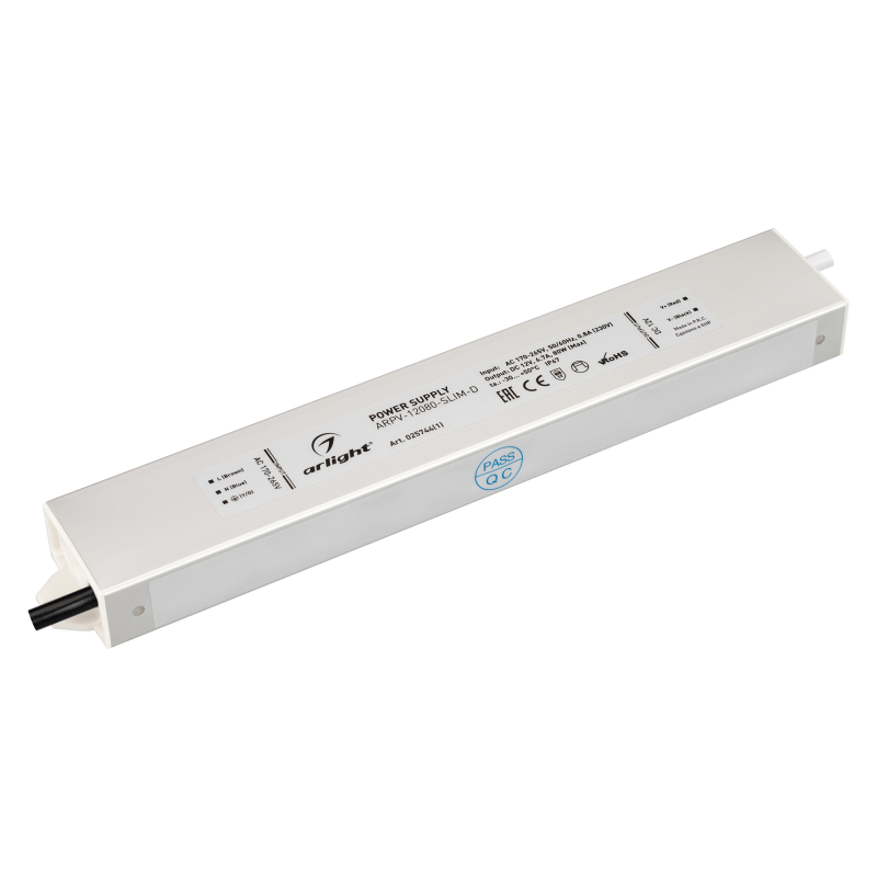Блок питания Arlight ARPV-12080-Slim-D (12V, 6.7A, 80W) 025744(1) в Санкт-Петербурге