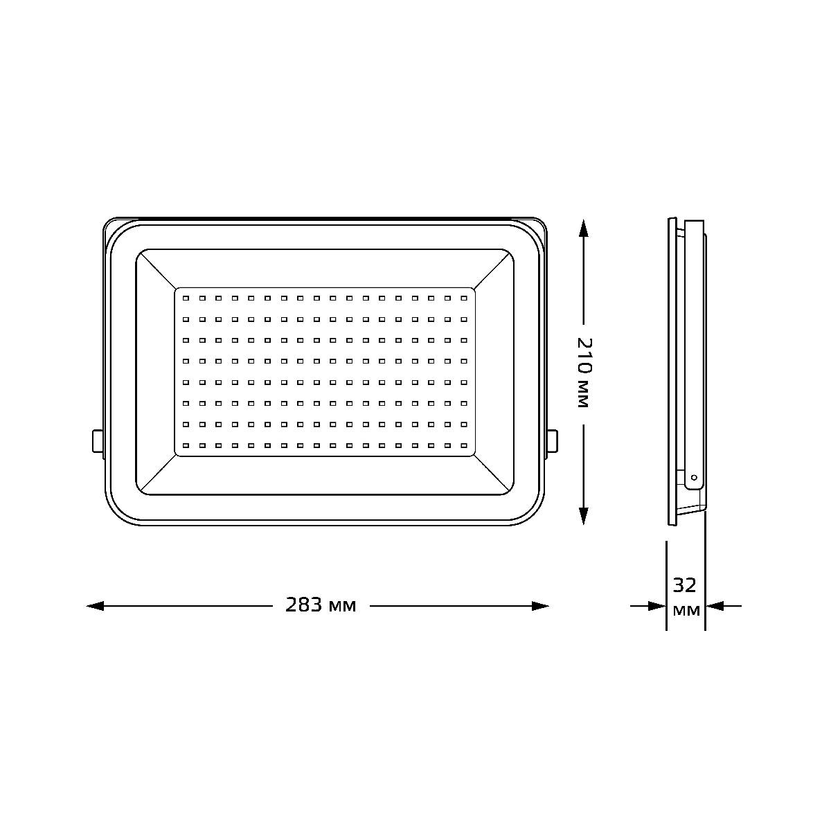 Прожектор светодиодный Gauss Qplus 100W 6500К 690511100 в Санкт-Петербурге