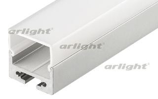 Профиль с экраном Arlight SL-LINE-2011-2500 ANOD+OPAL Square 020494 в Санкт-Петербурге