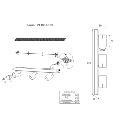 Спот Vele Luce Carrisi VL8067S03 в Санкт-Петербурге