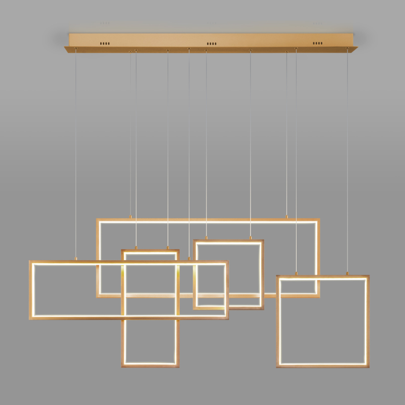 Подвесной светодиодный светильник Eurosvet Direct 90178/5 золото в Санкт-Петербурге