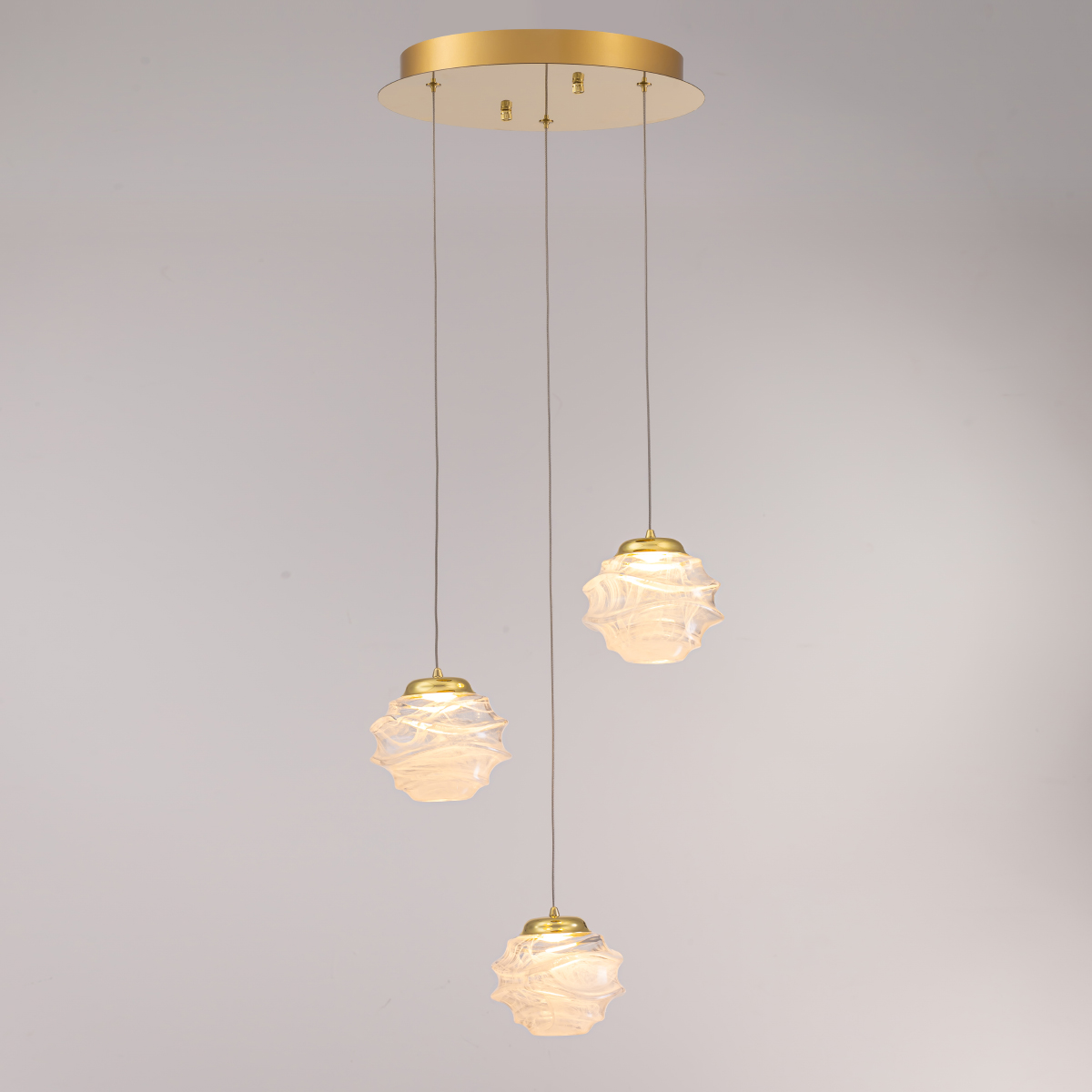 Подвесной светильник Delight Collection MD25030003-3A gold/clear в Санкт-Петербурге