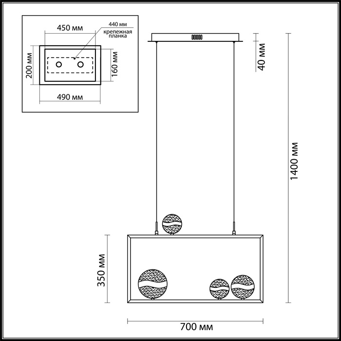 Подвесная светодиодная люстра Odeon Light Domus 4192/31L в Санкт-Петербурге