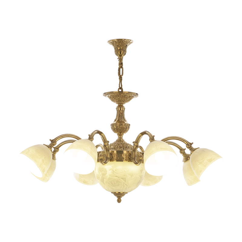 Подвесная люстра Bohemia Ivele Crystal Verona 72213P/8/210 G P1 D Rose в Санкт-Петербурге