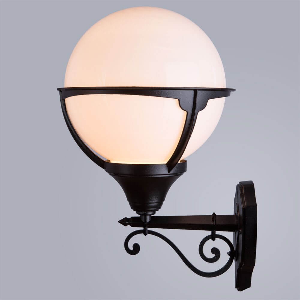 Уличный настенный светильник Arte Lamp Monaco A1491AL-1BK в Санкт-Петербурге