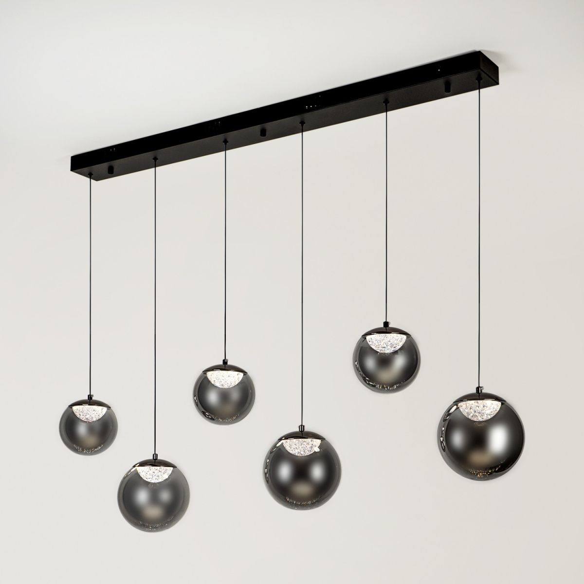 Подвесной светильник Modelux ML.2338.6 BK в #REGION_NAME_DECLINE_PP#