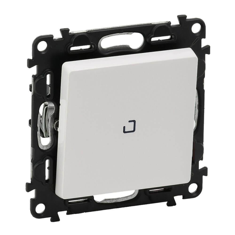 Выключатель одноклавишный Legrand Valena Life 10A 250V с подсветкой белый 752410 в Санкт-Петербурге